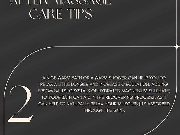 After Massage Care Tips